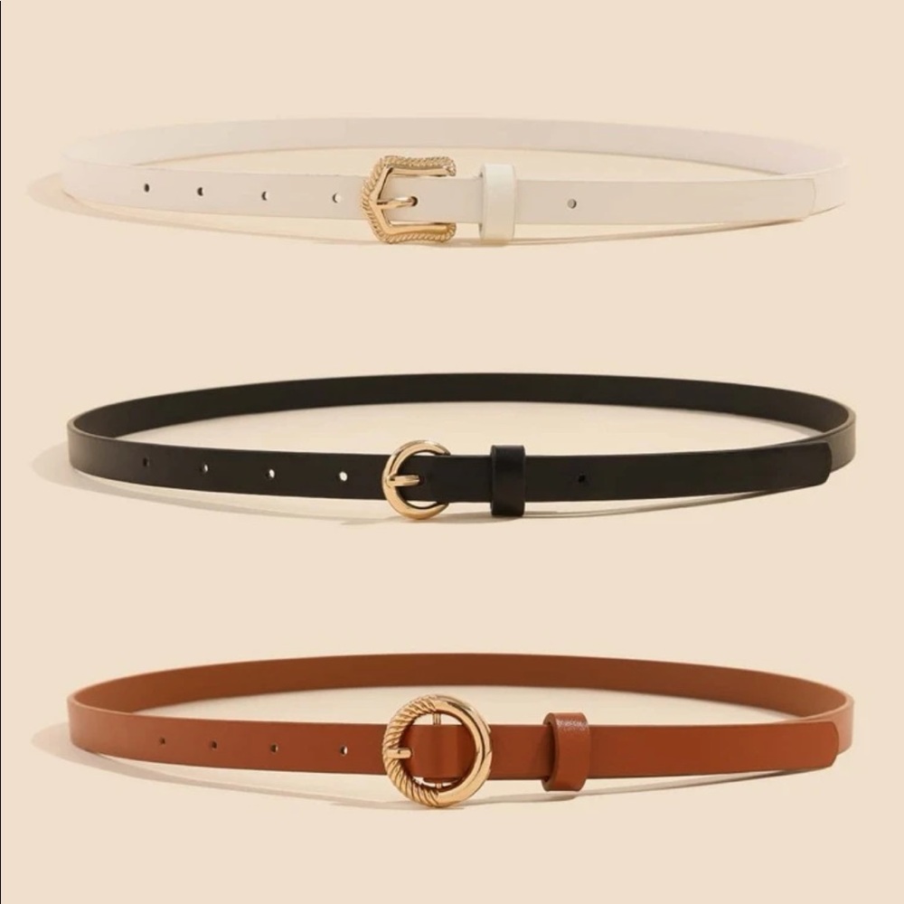 Faux Leather Belts
